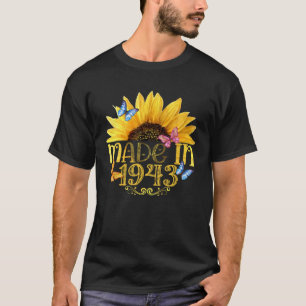 1943年のひまわり80B日Beinの80年 Tシャツ