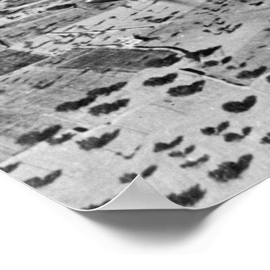 1943年アフリカ上空のスピットファイターズ。ヴィンテージ写真 ポスター (角)