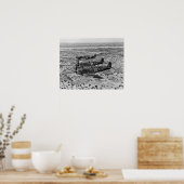 1943年アフリカ上空のスピットファイターズ。ヴィンテージ写真 ポスター (キッチン)