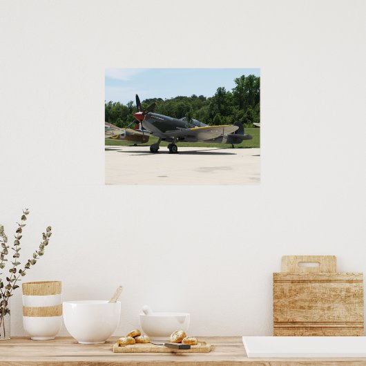 1943年スーパーマリンスピットファイアMk IXe. ポスター (キッチン)