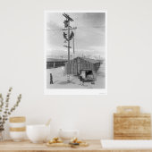 1943年マンザナール工務員 ポスター (キッチン)