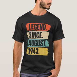 1943年威厳がある誕生日伝説 – 78円の贈答品 Tシャツ
