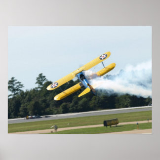 1943年株式Stearman PT-17. ポスター