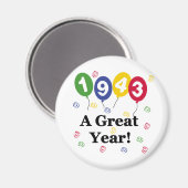 1943年素晴らし誕生日 マグネット (正面/裏面)