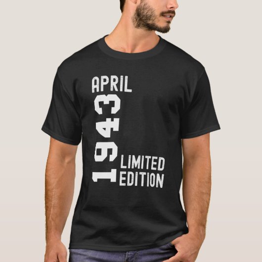 1943年4月ハッピーバースデーパーティー Tシャツ (正面)