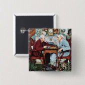 1943年4月1日 缶バッジ (正面&裏面)