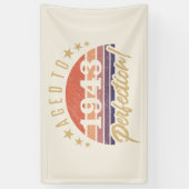 1943年80誕生日完全熟成 横断幕 (縦)