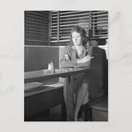 1943年、バーにいるひとりの女の子 ポストカード (正面)