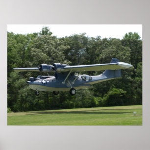 1943強化されたPBY-5A "Catalina"。 ポスター