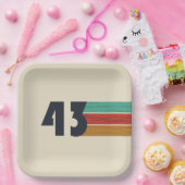 1943生まれ年のヴィンテージ ペーパープレート (パーティー)