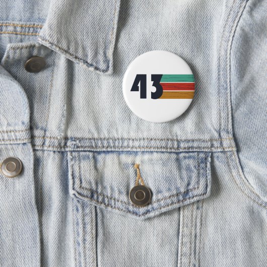 1943生まれ年のヴィンテージ 缶バッジ (インサイチュ)