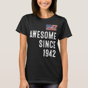1943素晴らし年から80歳の誕生日 Tシャツ