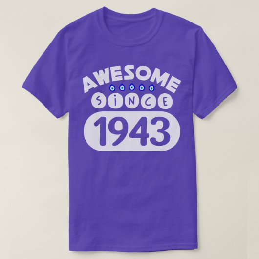 1943素晴らし年以来 Tシャツ (デザイン正面)