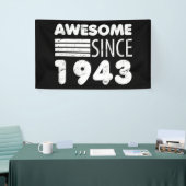 1943素晴らし 80誕生日以来 横断幕 (トレードショー)