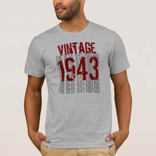 1943誕生日年最高の1943ヴィンテージW1988 Tシャツ (正面)