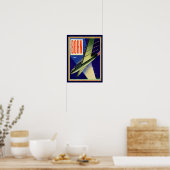 1944ボーンレトロ未来広告12 x 16 ポスター (キッチン)