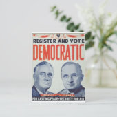 1944ルーズベルト – トルーマン ポストカード (スタンド正面)