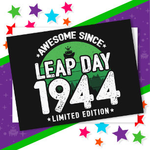1944年うるう年2月29日生まれ最高! ポストカード