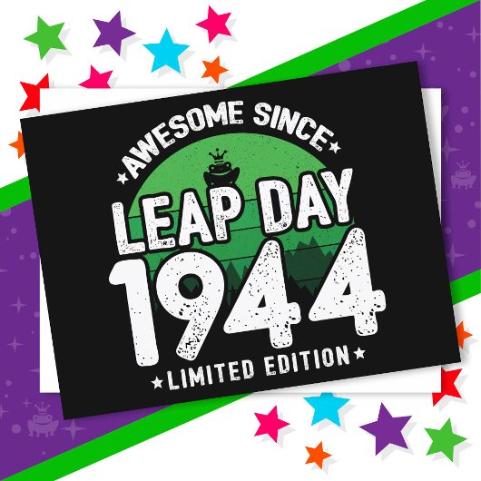 1944年うるう年2月29日生まれ最高！ ポストカード