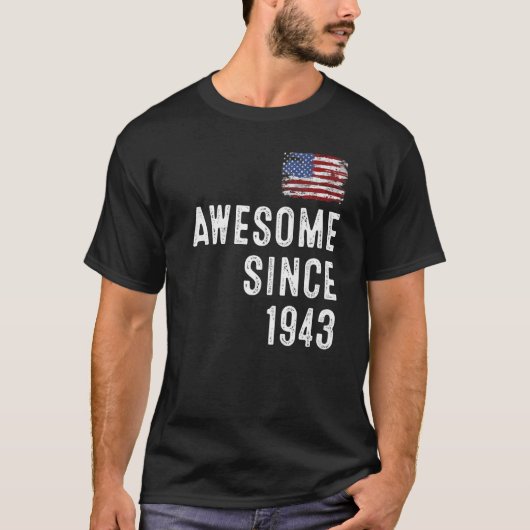 1944年から最高, 79歳の誕生日 プレミアム Tシャツ (正面)