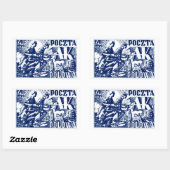 1944年のワルシャワ蜂起 長方形シール (シート)