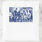 1944年のワルシャワ蜂起 長方形シール (バッグ)