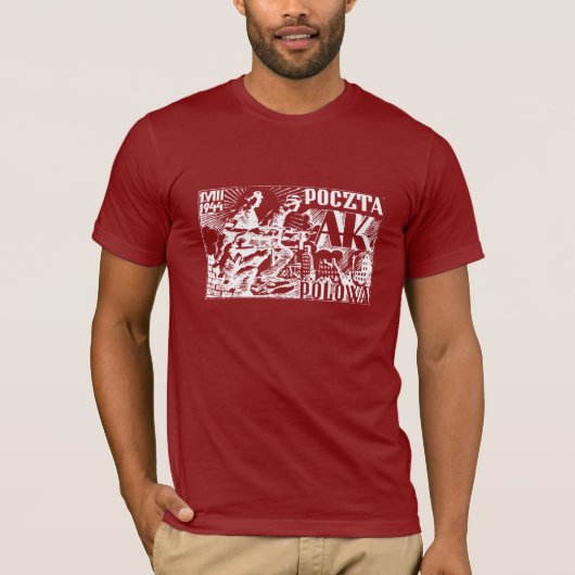 1944年のワルシャワ蜂起 Tシャツ (正面)
