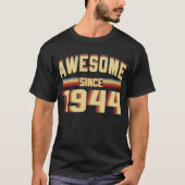 1944年のヴィンテージ以来素晴らしい誕生日75歳の Tシャツ (正面)