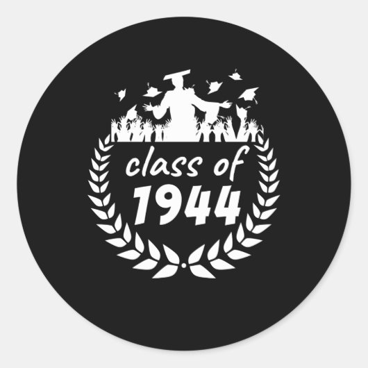 1944年の卒業又は懇親会デザイン ラウンドシール (正面)
