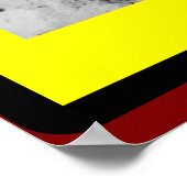 1944年の塹壕の黒海兵隊 ポスター (角)