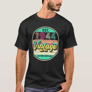 1944年創業 ビンテージ 1944 限定版 78歳の誕生日 Tシャツ