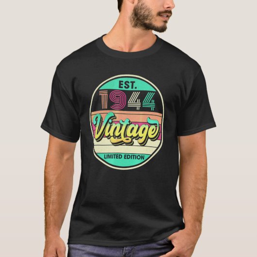 1944年創業 ビンテージ 1944 限定版 78歳の誕生日 Tシャツ (正面)