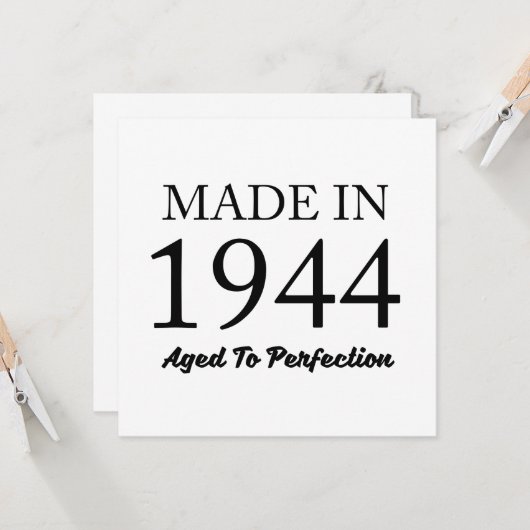 1944年製 カード (正面/裏面インサイチュ)