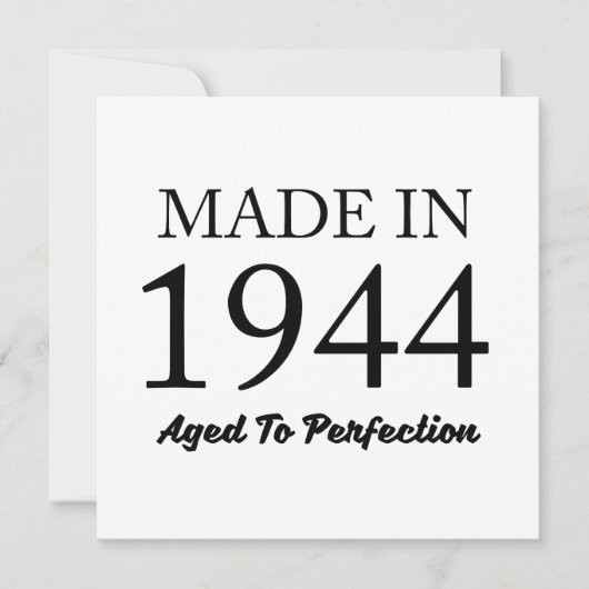 1944年製 カード (正面)