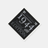 1944年限定版80歳 スタンダードカクテルナプキン (角)