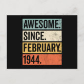 1944年2月から素晴らしい誕生日 ポストカード (正面)