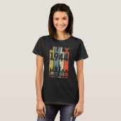 1944年7月78歳1944誕生日 Tシャツ (正面フル)