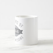 1944年80誕生日素晴らし コーヒーマグカップ (中央)