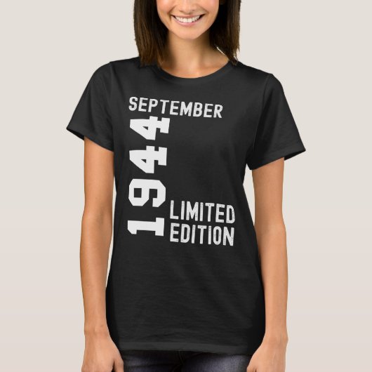 1944年9月ハッピーバースデーパーティー Tシャツ (正面)