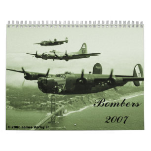1944年、爆撃機2007年、2006年、ジェームズ・ハーレーJr カレンダー