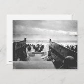 1944年D-Dayノルマンディー・オマハビーチ ポストカード (正面/裏面)