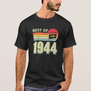 1944最高のヴィンテージレトロカセットテープ78th Birt Tシャツ