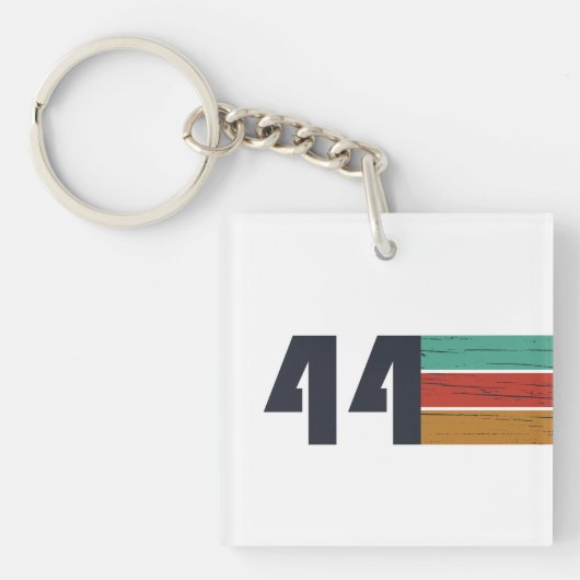 1944生まれ年のヴィンテージ誕生日 キーホルダー (正面)