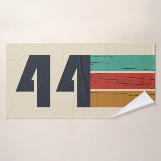 1944生まれ年のヴィンテージ誕生日 バスタオル (バスタオル)