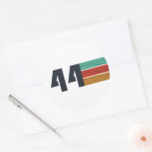 1944生まれ年のヴィンテージ誕生日 ラウンドシール (封筒)