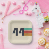 1944生まれ年ヴィンテージ80歳の誕生日 ペーパープレート (パーティー)