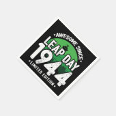 1944素晴らし年閏年日以後2月29誕生日 スタンダードカクテルナプキン (角)