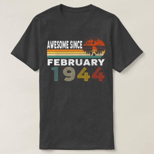 1944素晴らし年2月以来 Tシャツ (デザイン正面)