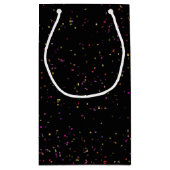 1944誕生年トリビア黒小抱き枕 スモールペーパーバッグ (裏面)