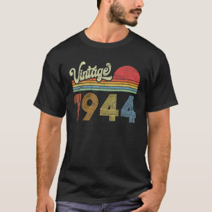 1944誕生日ギフト生まれヴィンテージ製1944レトロSu Tシャツ